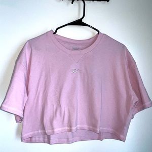 XS Pink Reebok Crop Top NWT